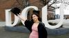 Joi Neuda, pictured after graduating in Computing at Dublin City University