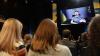 Students watch President Zelenskyy's address