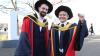 Graduates celebrate during DCU Spring Graduation 2025. Pic: Kyran O’Brien/DCU