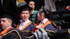 Graduates celebrate during DCU Spring Graduation 2025. Pic: Kyran O’Brien/DCU