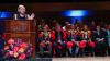 Graduates celebrate during DCU Spring Graduation 2025. Pic: Kyran O’Brien/DCU