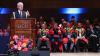 Graduates celebrate during DCU Spring Graduation 2025. Pic: Kyran O’Brien/DCU