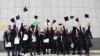 Graduates celebrate during DCU Spring Graduation 2025. Pic: Kyran O’Brien/DCU