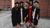 Graduates celebrate during DCU Spring Graduation 2025. Pic: Kyran O’Brien/DCU