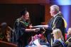 Graduates celebrate during DCU Spring Graduation 2025. Pic: Kyran O’Brien/DCU