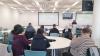Headstart participants during an academic writing seminar delivered by the DCU Writing Centre.