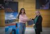 Student Niamh Gowran and Executive Dean Jennifer Bruton, Faculty of Engineering and Computing