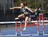 DCU athlete competing in the women's 400m hurdles