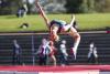 DCU athlete competing in the women's high jump