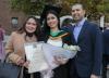 Wenzela Laput, BA in Science, with her parents Rizza and Wilfredo.