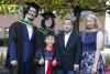 Xiu Jie Yang with Ariane Damian and her parents, Adrian and Emily, and brother Aidan.