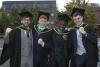 Killian Leonard, Oisin Kearns, Emile Esimenoh and Ger Meally, BA in Science.