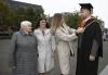 Eimantas Davalis, BA in Engineering, with his mother Aida, grandmother Laima and great-grandmother Elena.