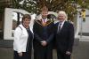 Shane Whelan from Portlaoise with his parents Ann and Eamonn. He received a BA in Engineering.