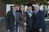 Eoghan Harkin with his parents, Daniel and Sheila, and brother Caran.