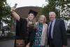 Therese O'Connor with her parents Pat and Margareth.