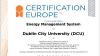 ISO 50001 IS AN INTERNATIONAL STANDARD FOR ENERGY MANAGEMENT, DCU ACHIEVED THIS CERTIFICATION IN 2017 AND IT COVERS ALL NATURAL RESOURCES ACROSS ALL CAMPUSES
