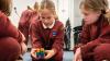 Science week - primary school pupils working on maths