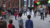 People gathering for Culture Night performance on St Patrick's Campus