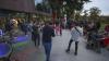 People gathering for Culture Night performance on St Patrick's Campus