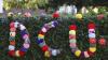 Show the letters DCU in woollen baubles as part of Culture Night 2022