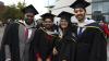 Shows DCU graduates on campus for October 2023 ceremonies