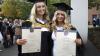 Shows DCU graduates on campus for October 2023 ceremonies