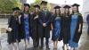 Shows DCU graduates on campus for October 2023 ceremonies