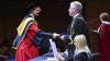 Shows DCU graduates on campus for October 2023 ceremonies