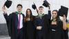 Shows DCU graduates on campus for October 2023 ceremonies