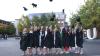 Shows DCU graduates on campus for October 2023 ceremonies