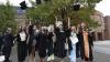 Shows DCU graduates on campus for October 2023 ceremonies