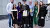 Shows DCU graduates on campus for October 2023 ceremonies