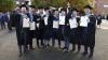 Shows DCU graduates on campus for October 2023 ceremonies