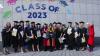 Shows DCU graduates on campus for October 2023 ceremonies
