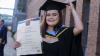 Shows DCU graduates on campus for October 2023 ceremonies