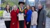 Shows DCU graduates on campus for October 2023 ceremonies