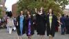 Shows DCU graduates on campus for October 2023 ceremonies