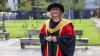 Shows DCU graduates on campus for October 2023 ceremonies