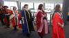 Shows academic procession during the honorary conferring of Dr Kenneth Milne in the Helix, DCU