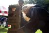 two people playing jenga