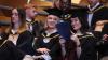 Graduates celebrate during DCU Autumn Graduation 2024. Pic: Kyran O’Brien/DCU