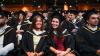 Graduates celebrate during DCU Autumn Graduation 2024. Pic: Kyran O’Brien/DCU
