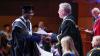 Graduates celebrate during DCU Autumn Graduation 2024. Pic: Kyran O’Brien/DCU
