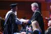 Graduates celebrate during DCU Autumn Graduation 2024. Pic: Kyran O’Brien/DCU