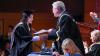 Graduates celebrate during DCU Autumn Graduation 2024. Pic: Kyran O’Brien/DCU