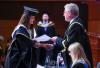 Graduates celebrate during DCU Autumn Graduation 2024. Pic: Kyran O’Brien/DCU