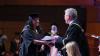 Graduates celebrate during DCU Autumn Graduation 2024. Pic: Kyran O’Brien/DCU