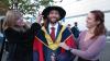 Graduates celebrate during day 2 of DCU Autumn Graduation 2024. Pic: Kyran O’Brien/DCU