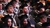 Graduates celebrate during day 2 of DCU Autumn Graduation 2024. Pic: Kyran O’Brien/DCU